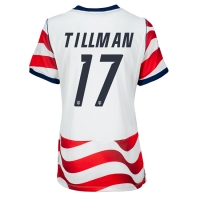 Camiseta Estados Unidos Malik Tillman #17 Primera Equipación Replica Mundial 2026 para mujer mangas cortas